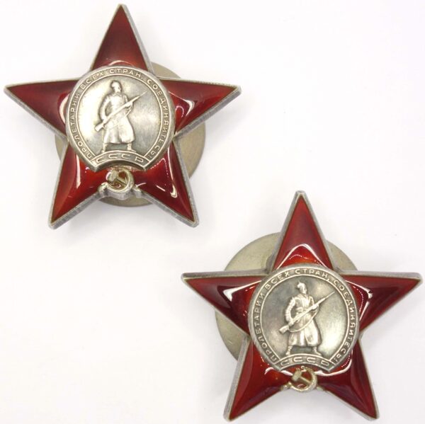 Group of two Orders of the Red Star