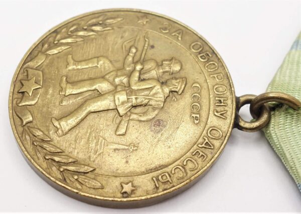 Soviet Medal for the Defense of Odessa Variation 1 - Image 8