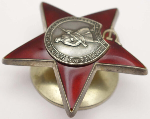 Soviet Order of the Red Star #3767044 with its order booklet - Image 8