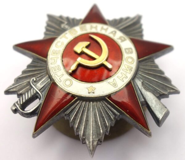 Documented Group of Soviet Awards. Red Banner #269394, Order Patriotic war 2nd class #271106, Orders of the Red Star #289437 + more - Image 18