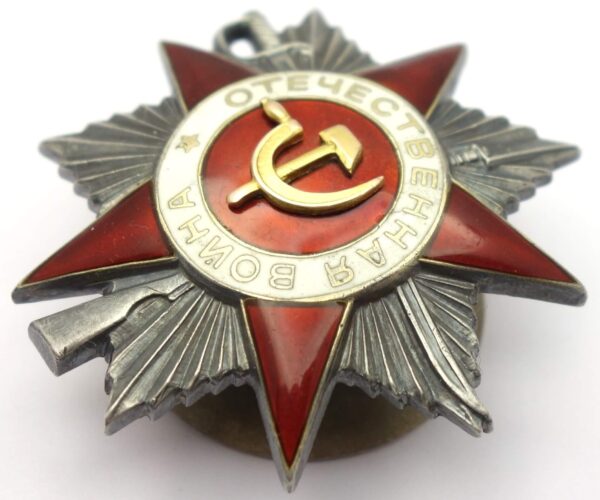 Documented Group of Soviet Awards. Red Banner #269394, Order Patriotic war 2nd class #271106, Orders of the Red Star #289437 + more - Image 19