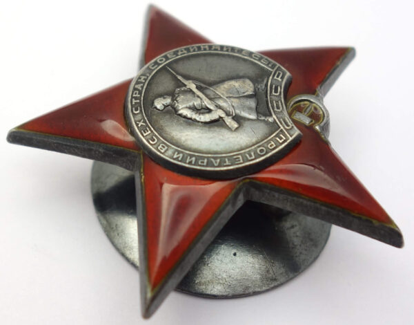 Documented Group of Soviet Awards. Red Banner #269394, Order Patriotic war 2nd class #271106, Orders of the Red Star #289437 + more - Image 27