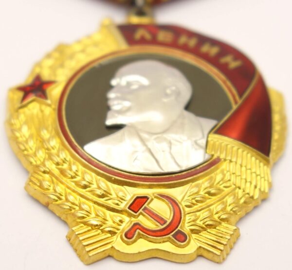 Documented Group of Soviet Awards. Lenin Prize Medal #3389, Order of Lenin #277307, Medal State Prize Medal 3rd class #1969 + more - Image 23