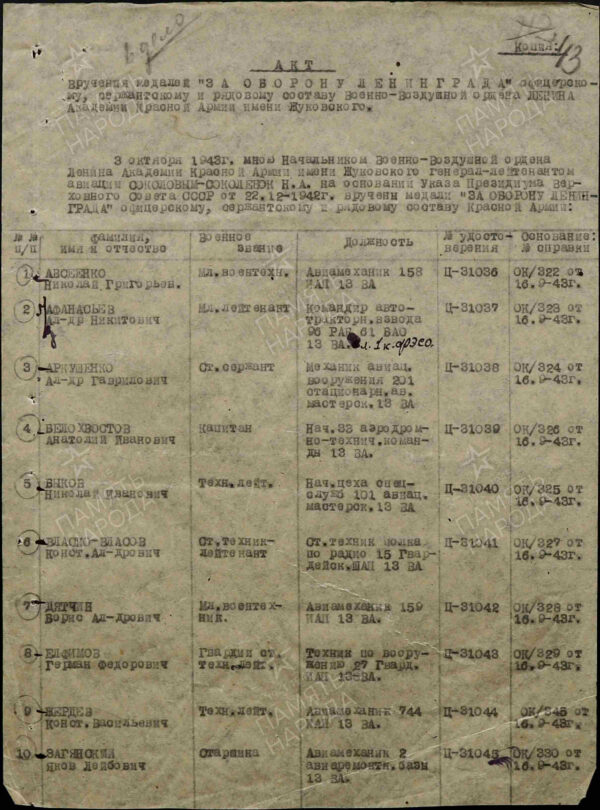 Complete Documented group of the Order of the Red Star #1476283 and Medal for Bravery #156354 + more - Image 41