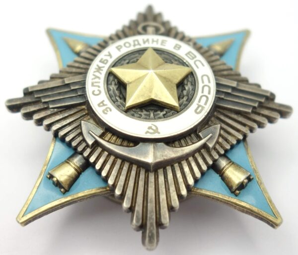 Documented group of the Order for Service to the Homeland in the Armed Forces of the USSR 2nd class #0824 and 3rd class #13850 - Image 4