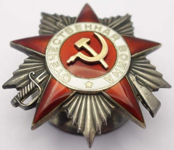 Soviet Order of the Patriotic War 2nd class #155800 - Image 5