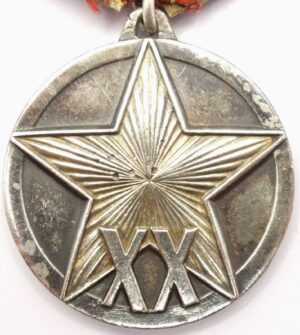 Soviet Medal for the 20th Anniversary of the RKKA