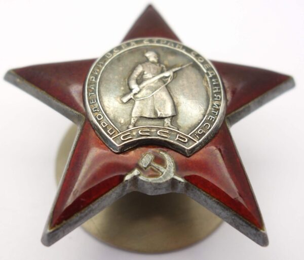 Complete Documented group of the Order of the Red Star #1476283 and Medal for Bravery #156354 + more - Image 6