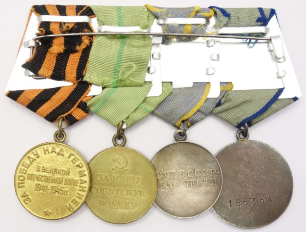 Complete Documented group of the Order of the Red Star #1476283 and Medal for Bravery #156354 + more - Image 13