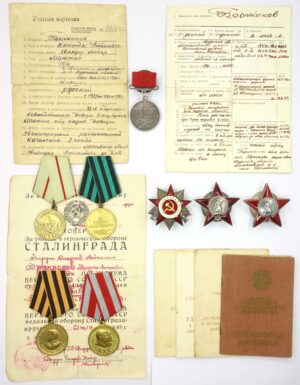 Documented Group of Soviet awards: Order of the Patriotic War 2nd class
