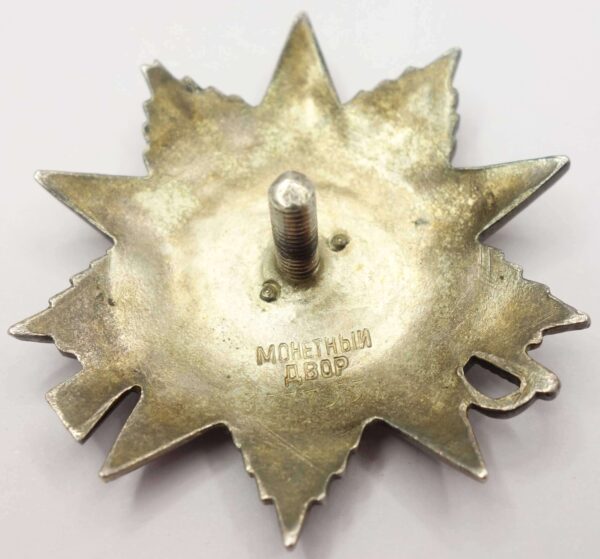Documented Group of Soviet awards: Order of the Patriotic War 2nd class #337750, Red Star #649854 & #3261371, Medal for Combat Merit #273749 + more - Image 9