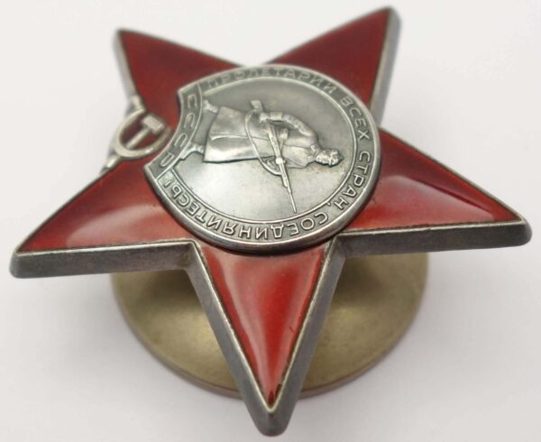 Documented Group of Soviet awards: Order of the Patriotic War 2nd class #337750, Red Star #649854 & #3261371, Medal for Combat Merit #273749 + more - Image 27