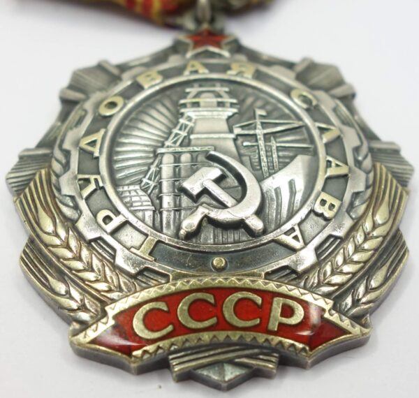 Soviet Order of Labor Glory 3rd class #421223 - Image 7