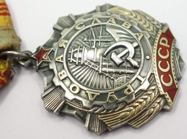 Soviet Order of Labor Glory 3rd class #421223 - Image 9