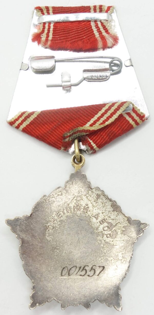 Soviet Order for Personal Courage #001557 - Image 6