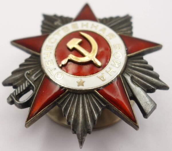 Soviet Order of the Patriotic War 2nd class #406668 - Image 5