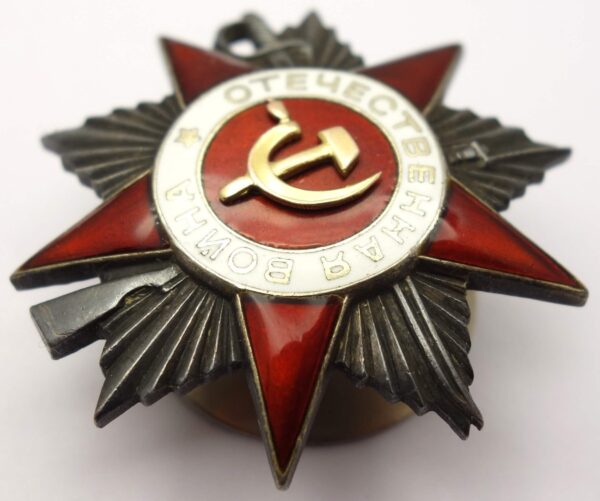 Soviet Order of the Patriotic War 2nd class #406668 - Image 6