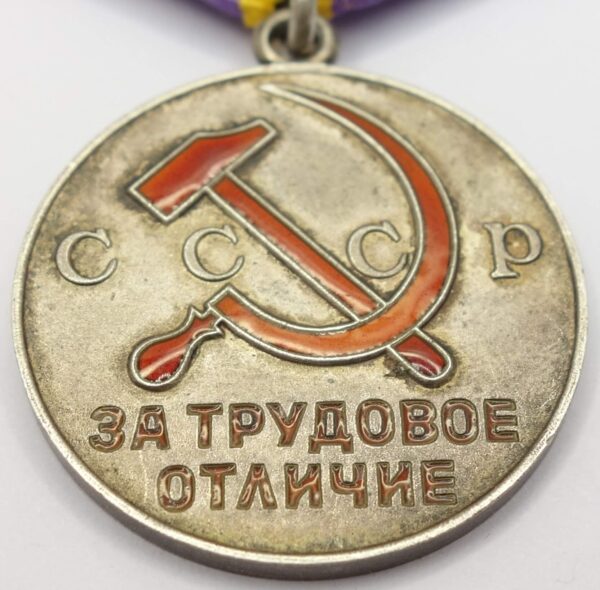 Soviet Medal for Distinguished Labor - Image 7