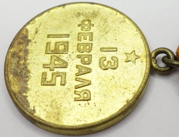 Soviet Medal for the Capture of Budapest variation 1b - Image 10
