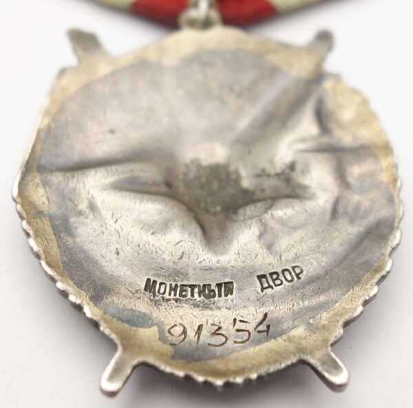 Group of the Order of Alexander Nevsky #9246, Red Banner #91354, Patriotic War 1st class #154896, Red Star #81311 and a Medal for Combat Merit - Image 29
