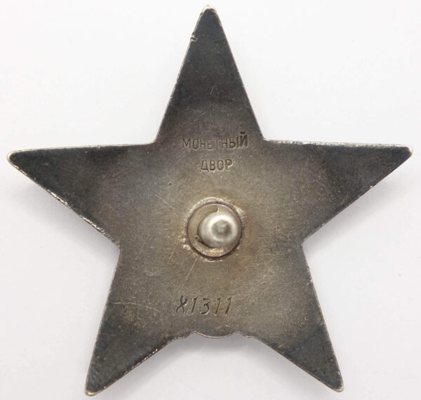 Group of the Order of Alexander Nevsky #9246, Red Banner #91354, Patriotic War 1st class #154896, Red Star #81311 and a Medal for Combat Merit - Image 51