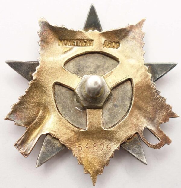Group of the Order of Alexander Nevsky #9246, Red Banner #91354, Patriotic War 1st class #154896, Red Star #81311 and a Medal for Combat Merit - Image 38