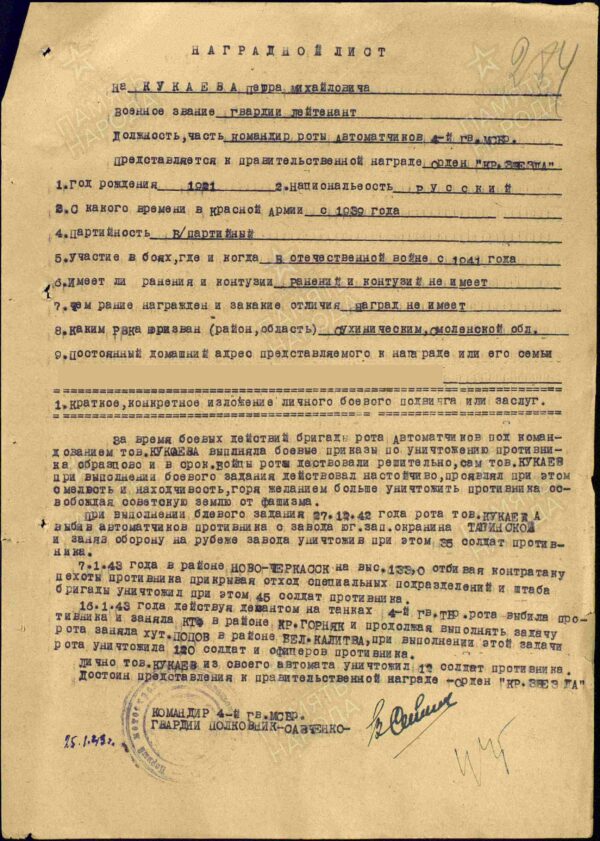 Group of the Order of Alexander Nevsky #9246, Red Banner #91354, Patriotic War 1st class #154896, Red Star #81311 and a Medal for Combat Merit - Image 89