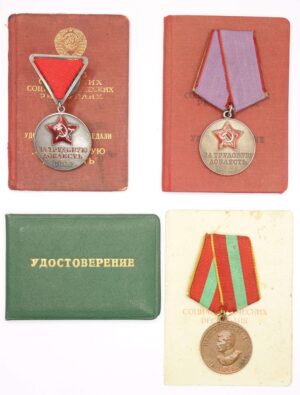 Documented Medal for Labor Valor #1939 grouping