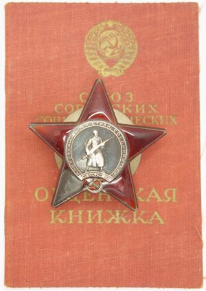 Order of the Red Star with order booklet