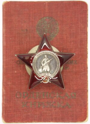 Order of the Red Star with order booklet