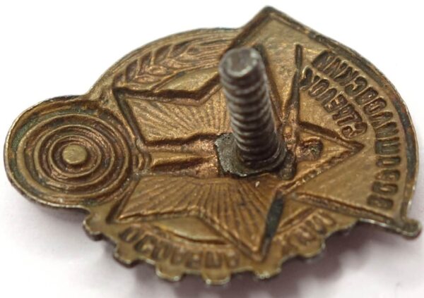 Voroshilov Marksman badge, OSOAVIAKHIM issue, 1st level small version - Image 9
