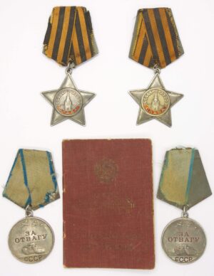 Complete documented group of an Order of Glory 2nd class