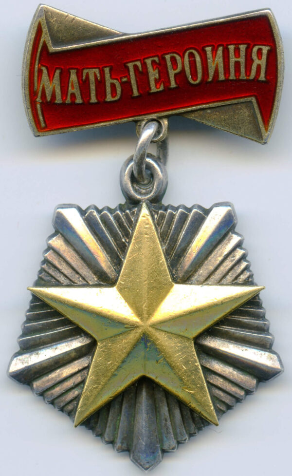 Soviet Order of Mother Heroine #67760 with booklet, large folder and case - Image 4