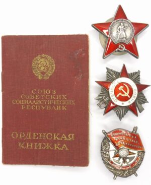 Documented group of Soviet Awards Kursk