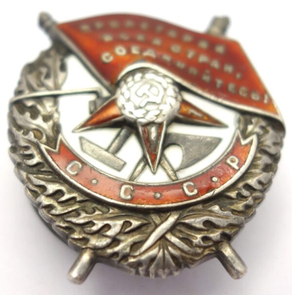 Documented group of Soviet Awards. Order of the Red Banner #70843, Order of the Patriotic War 2nd class #404922, Order of the Red Star #3275998 - Image 6