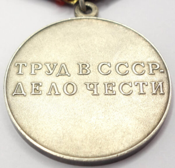 Soviet Medal for Labor Valor with booklet - Image 10