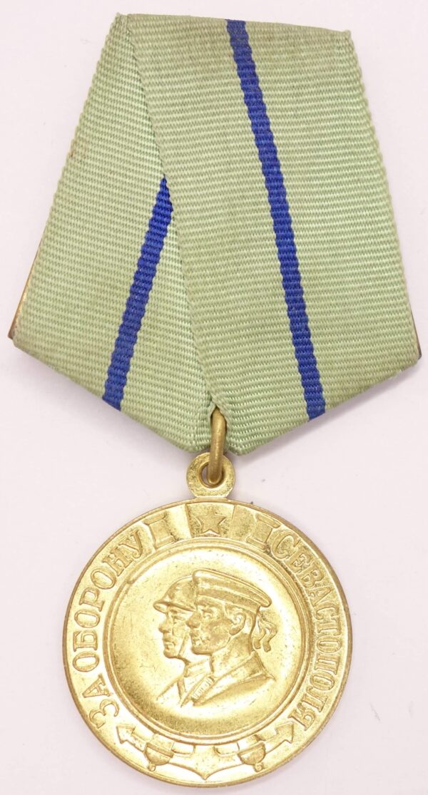 Medal for the Defense of Sevastopol Voenkomat rare