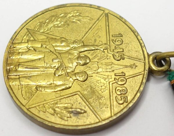 Jubilee Medal for 40 years of Victory in the Great Patriotic War. Variation awarded to Foreigners - Image 8