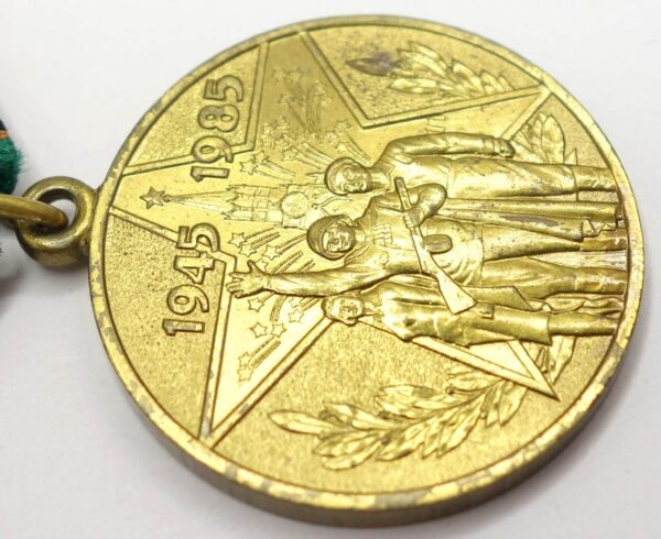 Jubilee Medal for 40 years of Victory in the Great Patriotic War. Variation awarded to Foreigners - Image 9