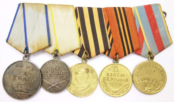 Group of Soviet medals