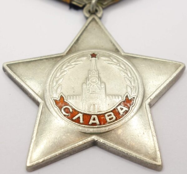 Documented Group of an Order of Glory 3rd class #487513 and a Medal for Bravery #1623173 - Image 8
