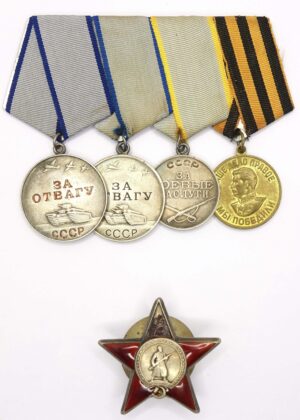 Group of a Soviet Order of the Red Star