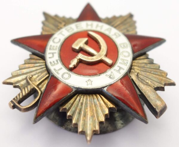 Complete documented group of Soviet Awards. Red Banner #551825, Order of the Patriotic War 1st class #78911 and second class #141105, Order of the Red Star #63667 + more - Image 19