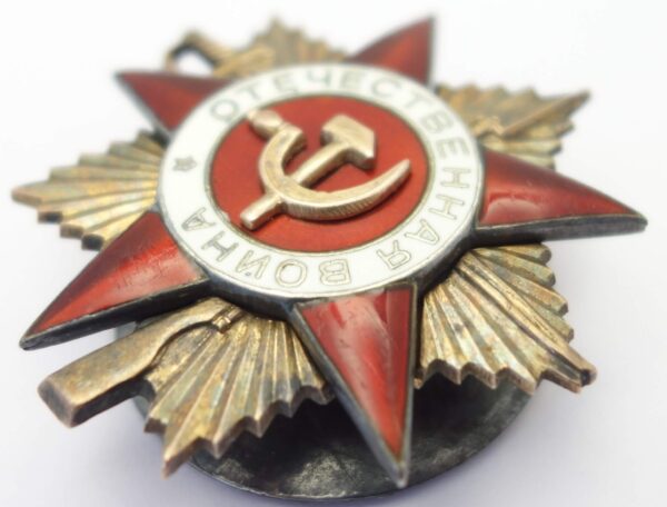 Complete documented group of Soviet Awards. Red Banner #551825, Order of the Patriotic War 1st class #78911 and second class #141105, Order of the Red Star #63667 + more - Image 20