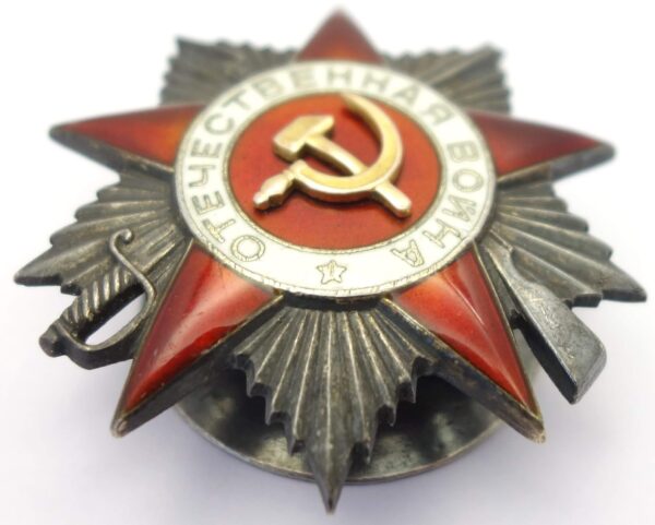 Complete documented group of Soviet Awards. Red Banner #551825, Order of the Patriotic War 1st class #78911 and second class #141105, Order of the Red Star #63667 + more - Image 29
