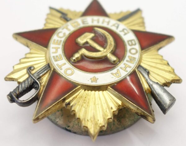 Complete documented group of Soviet Awards. Red Banner #551825, Order of the Patriotic War 1st class #78911 and second class #141105, Order of the Red Star #63667 + more - Image 49