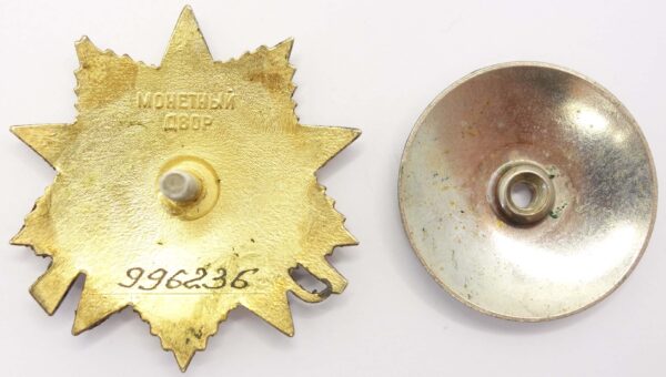 Complete documented group of Soviet Awards. Red Banner #551825, Order of the Patriotic War 1st class #78911 and second class #141105, Order of the Red Star #63667 + more - Image 46
