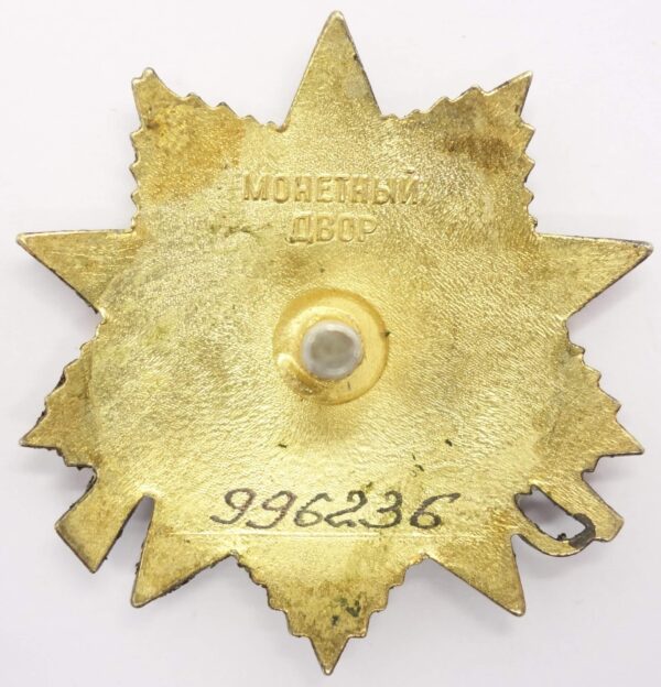 Complete documented group of Soviet Awards. Red Banner #551825, Order of the Patriotic War 1st class #78911 and second class #141105, Order of the Red Star #63667 + more - Image 48