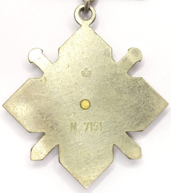 Set of Ukrainian awards and documents. Order for Courage 3rd class #7151 and a Badge to a Partisan of Ukraine - Image 7