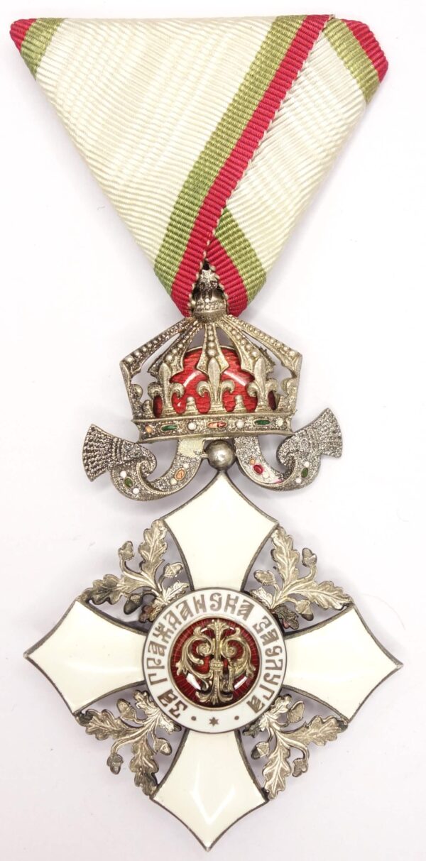 Kingdom of Bulgaria. Order of Civil Merit 5th class with Crown